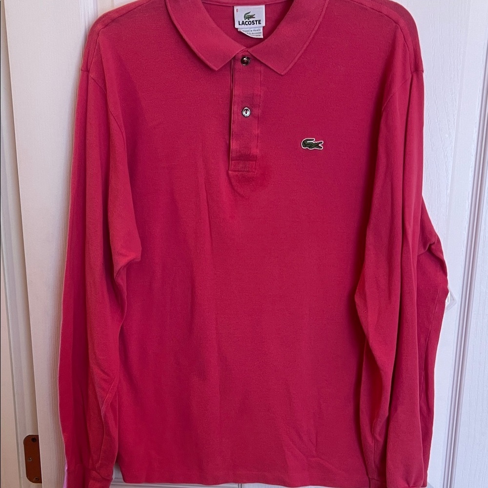 Lacoste Pink Polo Shirt - Picture 3 of 5